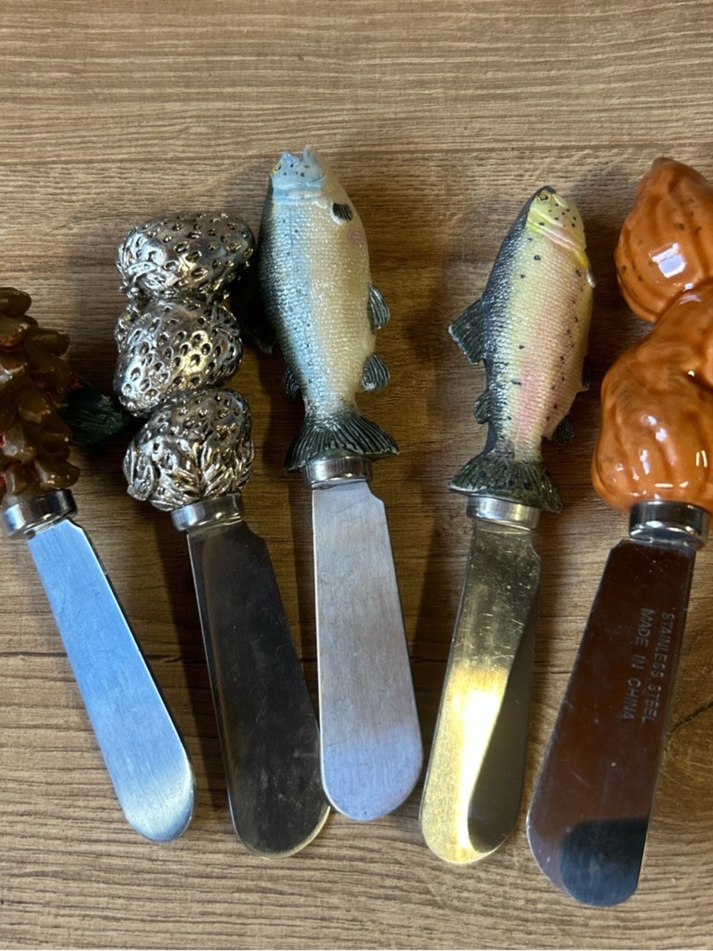 Nature Themed Cheese Spreaders